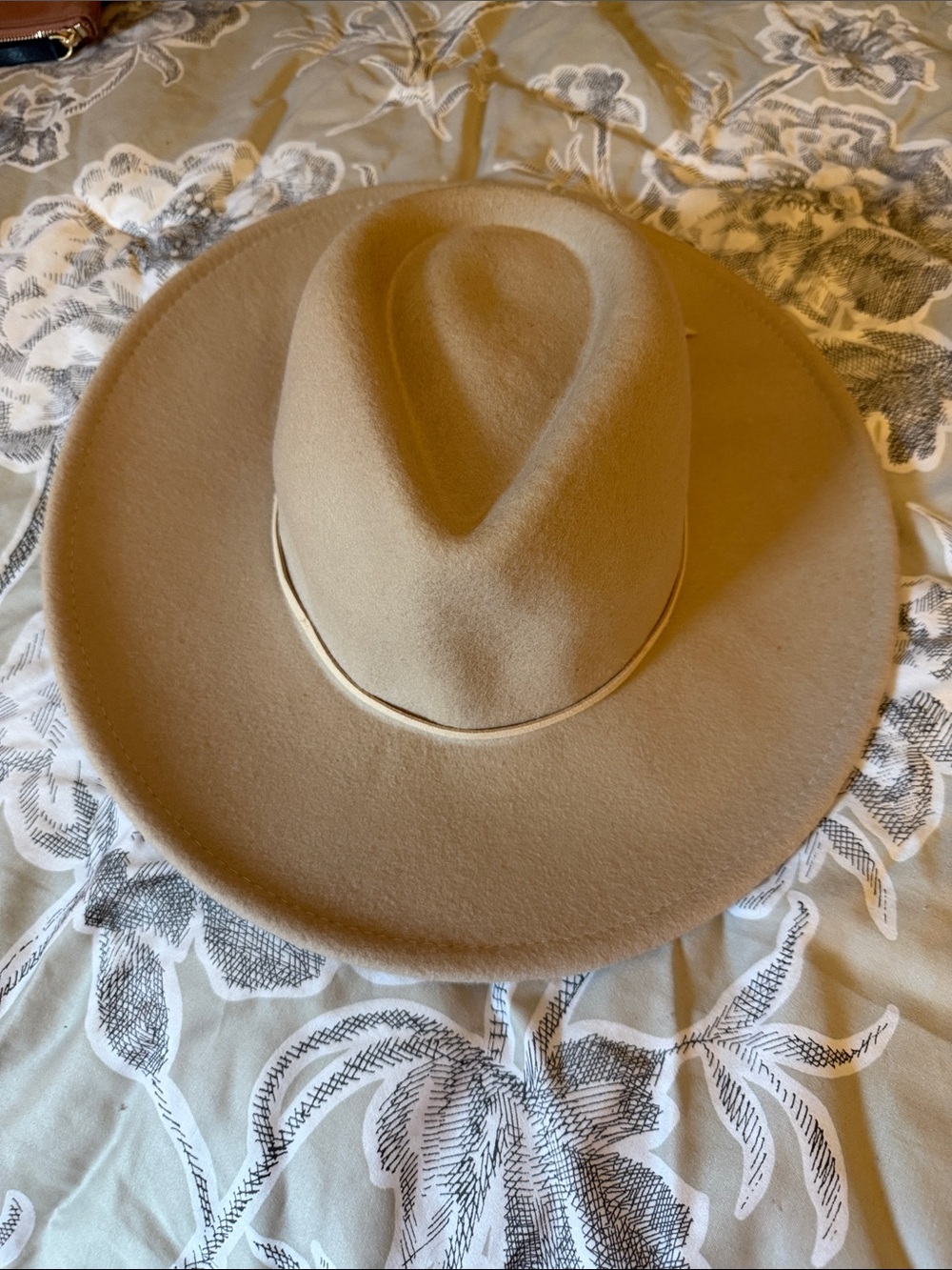 Sonoma Wool Wide-Brim Hat in Tan